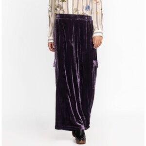 Johnny Was silk cargo pants NEW